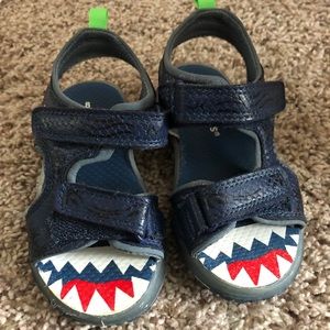 Shark sandals boys 8